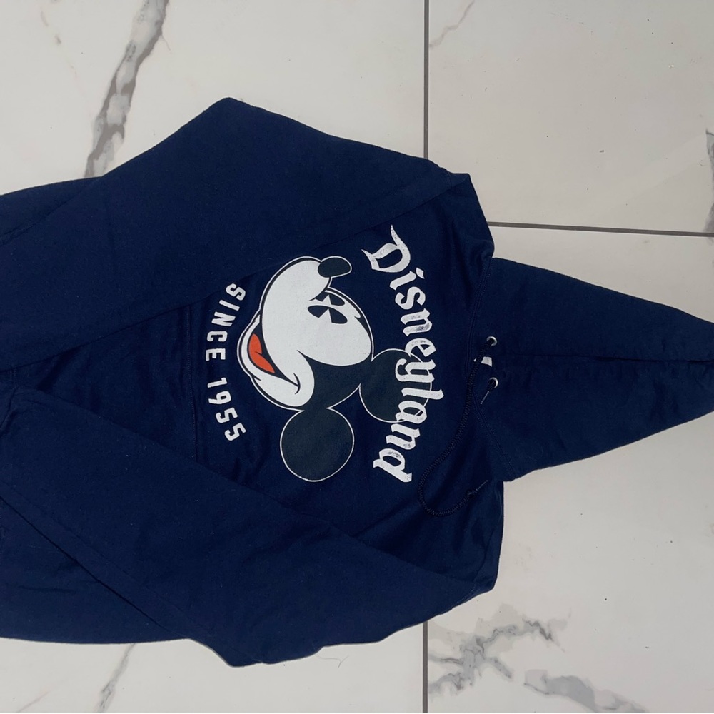 Navy Blue Disneyland Mickey Sweatshirt